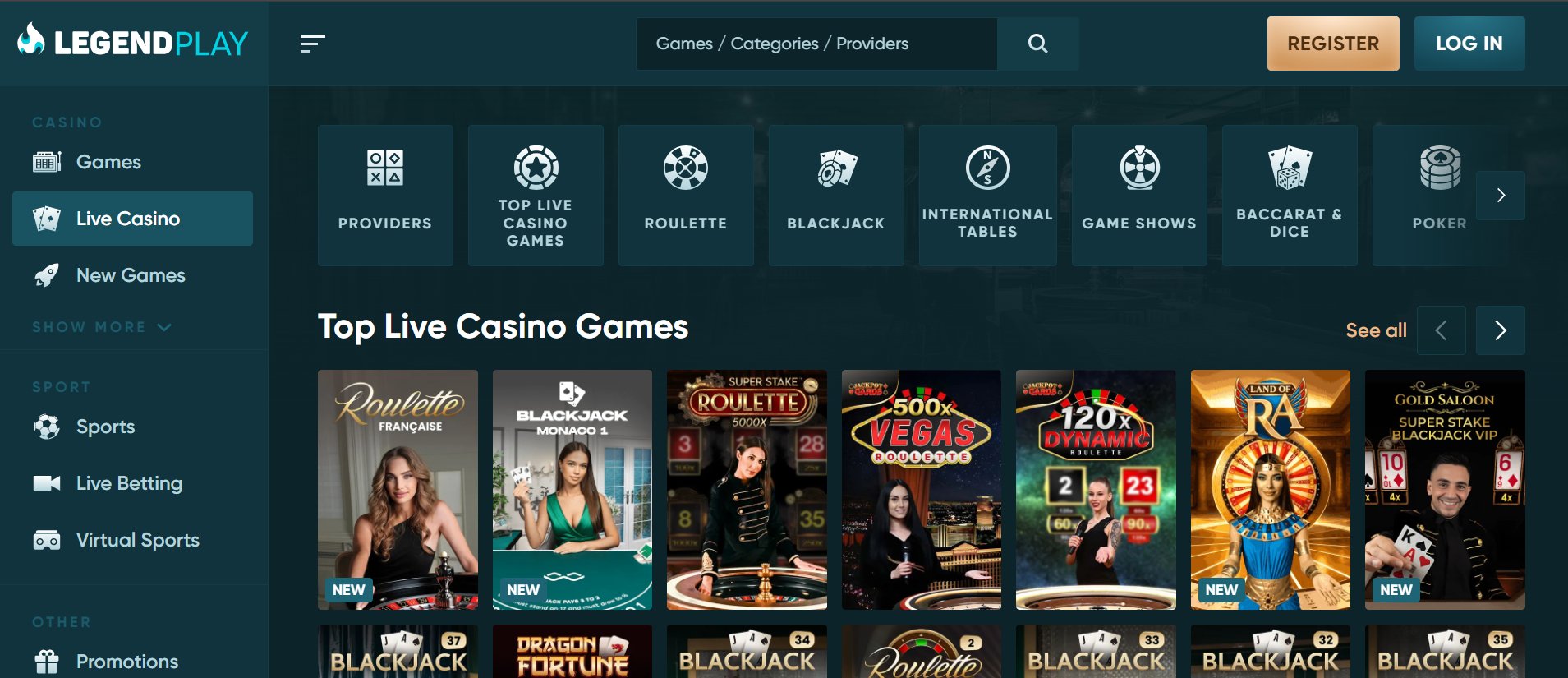Legendplay online casino